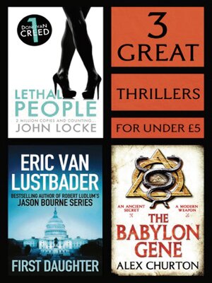 cover image of 3 Great Thrillers